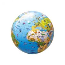 Globe Gonflable - Animaux - 30 Cm - Caly