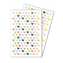 Gommettes Initial - Mini Cœurs Métal-pastel - 20 Planches De 2720 Stickers - 10,5x16cm - Maildor