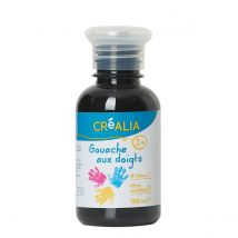 Gouache Aux Doigts - 150 Ml - Noir - Créalia enfants