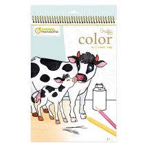 Carnet De Coloriage Graffy Color - Animaux De La Ferme - Avenue Mandarine