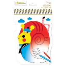 Carnet De Coloriage Graffy Nimo - Escargot - Avenue Mandarine