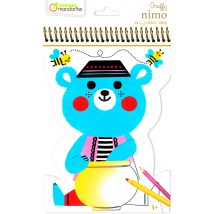Carnet De Coloriage Graffy Nimo - Ours - Avenue Mandarine