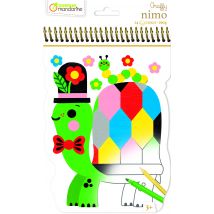 Carnet De Coloriage Graffy Nimo - Tortue - Avenue Mandarine