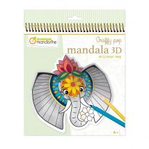 Carnet De Coloriage Graffy Pop - Mandala 3d - Animaux - Avenue Mandarine