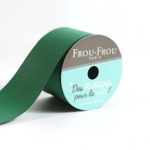 Bobinette Frou-frou - 4 M X 38 Mm - Gros Grain - Emeraude