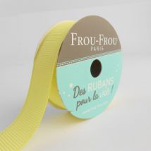 Bobinette Frou-frou - 6 M X 16 Mm - Gros Grain - Fleur D'Oliviers