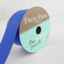 Bobinette Frou-frou - 5 M X 25 Mm - Gros Grain - Saphir