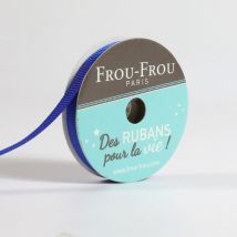 Bobinette Frou-frou - 6 M X6 Mm - Gros Grain - Saphir