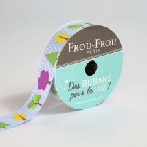 Bobinette Frou-frou - 4mx16mm - Gros Grain - Thème Celeste