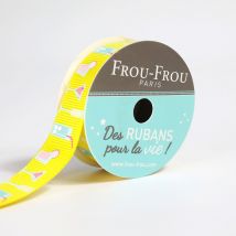 Bobinette Frou-frou - 4mx16mm - Gros Grain - Thème Tournesol