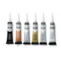 Peinture Pour Soie - Noir - Pébéo - Setasilk - Gutta À L'Eau - Tube De 20ml