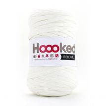 Hoooked Ribbonxl Blanc - Pelote Fibres-coton