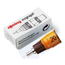 Pointe De Rechange Pour Isograph - Noir - 0.2 Mm - Rotring - Rotring