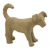Jack Russel En Papier Mâché - 11 Cm - Decopatch