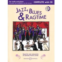 Jazz, Blues & Ragtime : For Violin And Piano / Selected And Arranged By Edward Huws Jones