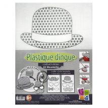 Kit Plastique Dingue Bijoux Collier Moustache - Plastique fou