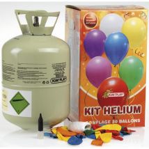 Kit Bouteille D'Hélium + 30 Ballons À Gonfler - Kim'Play