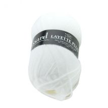Layette Plus - Blanc 200 - Plassard - Pelote De Fil À Tricoter