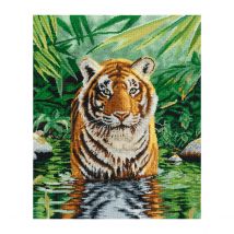 Kit Broderie - Le Bain Du Tigre