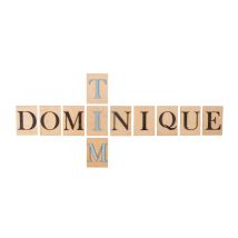 Lettre En Bois A - Noir - Raven