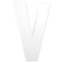 Lettre V Pap Mach 20,5cm Lettre V Pap Mach 20,5cm - Decopatch