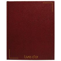 Livre D'Or 26x20.5 Bordeaux Livre D'Or 26x20.5 Bordeaux