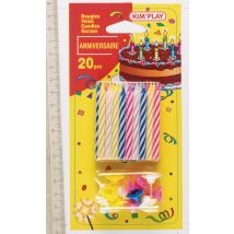 20 Bougies Multicolores - Kim'Play