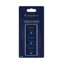 Etui De 36 Mini Cartouches Waterman - Encre Bleue