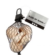 Lot 3 Champi En Bois H5,2 Cm D Diam2,9 Cm, Bois - Créativ Company