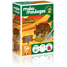 Kit Créatif Mako Moulages - Le Monde Des Dinosaures Tricératops - Mako Moulages