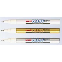 Marqueur Pointe Calibrée Extra-fine Paint Marker Px203 0,5 - 0,7mm Or Uni-ball - Uni-Ball