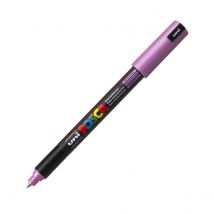 Marqueur Pointe Calibrée Extra-fine - Posca - Rose Métal - Pc1mr