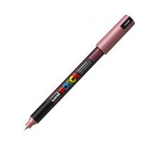 Marqueur Pointe Calibrée Extra-fine - Posca - Rouge Métal - Pc1mr