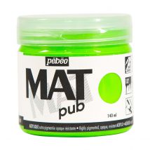 Acrylique Mat Pub Pébéo 140 Ml - Vert Fluorescent