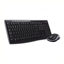 Clavier Et Souris Logitech Sans Fil Combo - Mk270 - Noir