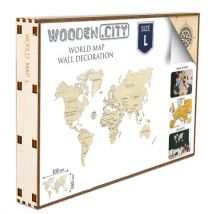 Mappemonde En Bois - Craenen