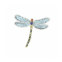 Motif Thermocollant - Libellule Bleue - Recreatys