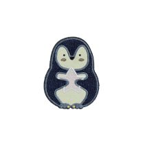 Motif Thermocollant Bande De Mignons Pinguin Étoile Rose - Récréa - Recrea