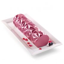 Moule Pour Bûches - Motif Diamant - Silikomart