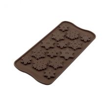 Moule Chocolat Silicone - Flocon - Silikomart