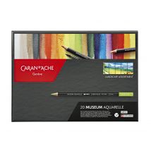 Boite 20 Crayons Museum Aquarelle Paysage - Caran D'Ache