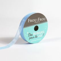 Bobinette Frou-frou - 8 M X 9 Mm - Organza - Celeste
