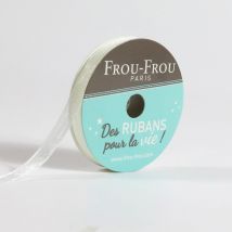 Bobinette Frou-frou - 8 M X 6 Mm - Organza - Neige