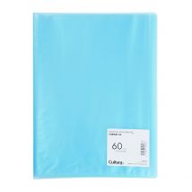 Porte-vues A4 - 60 Vues - Polypropylène - Coloris Assortis - Cultura