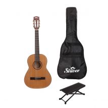 Shiver Gcs-4/4 - Pack Guitare Classique Et Accessoires - Naturelle