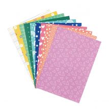 Pochette De 40 Feuilles De Papier À Motifs A4 110g/m² - Créalia - Créalia enfants
