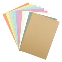 Pochette De 40 Feuilles De Papier Couleur Pastel A4 110g/m² - Créalia - Créalia enfants
