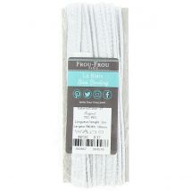 Passepoil - 3 Mètres - Lamé Argent Clair - Frou-Frou