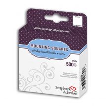 500 Pastilles Adhésives Double-face - Blanc Colle Repositionnable - Draeger by Toga