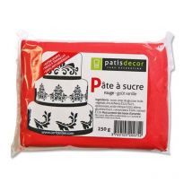 Pâte À Sucre Patisdécor - Rouge - 250 G - Patisdecor